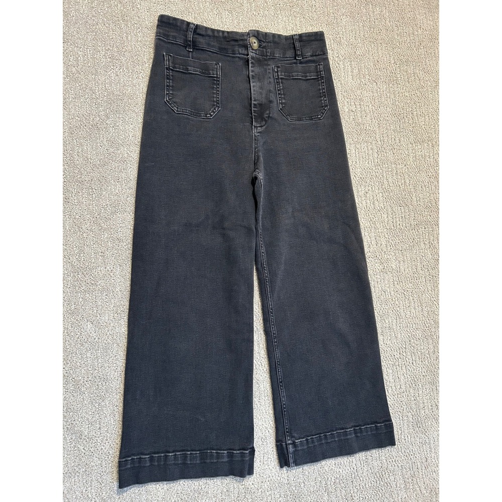 Pilcro‎ and the Letterpress High Rise Wide Leg Jeans Crop Size 31